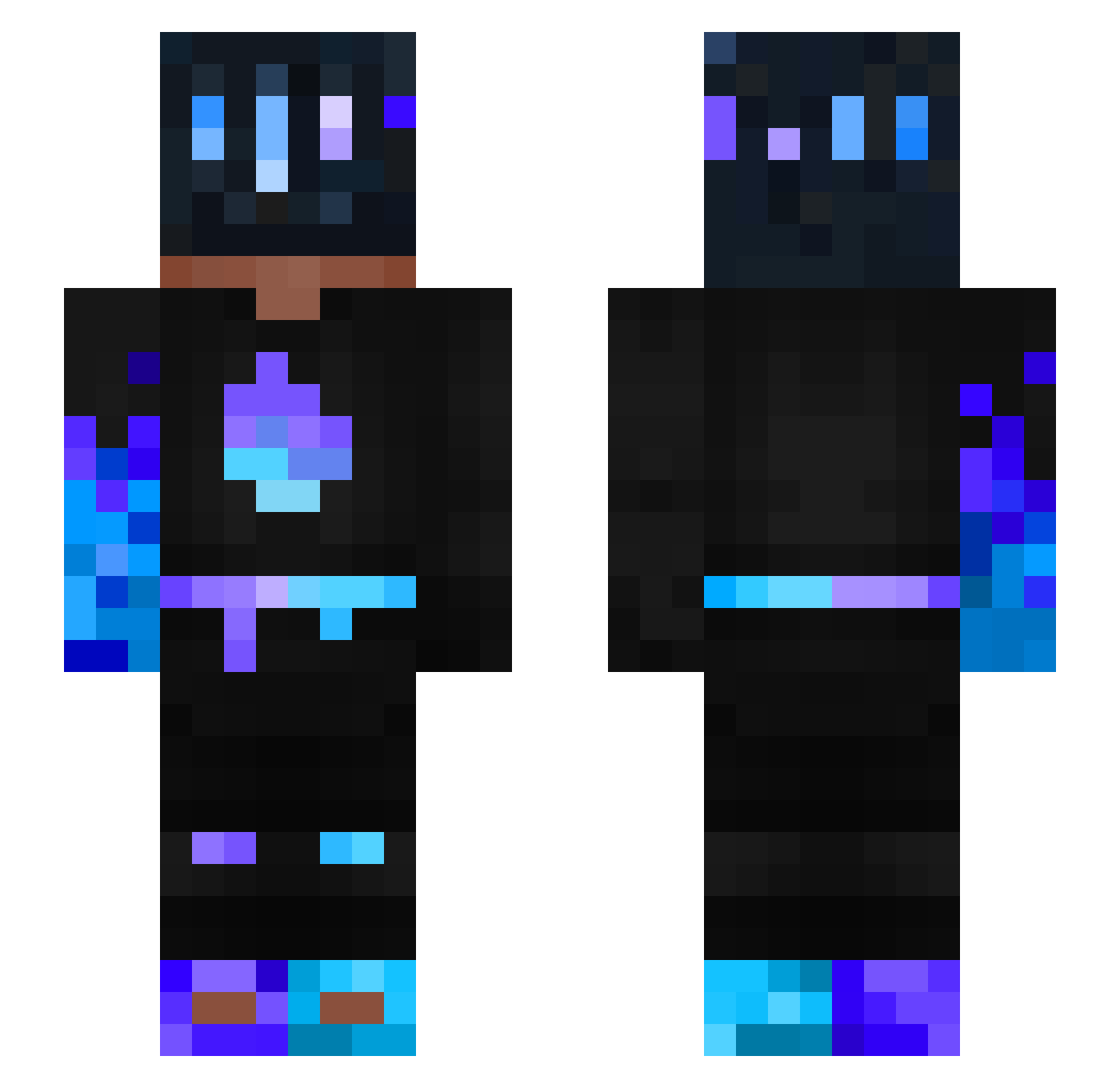 trextoby20 Minecraft skin, front and back view