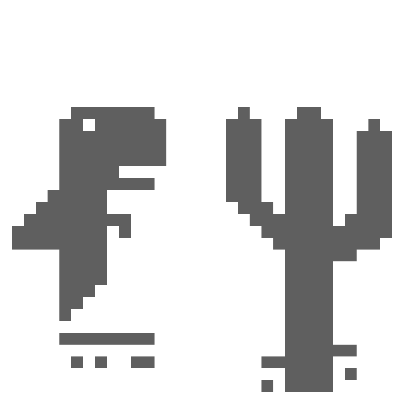 cuteTRex Minecraft skin, front and back view