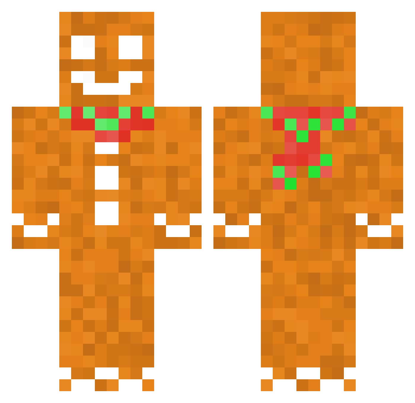 Nightmar_y Minecraft skin, front and back view