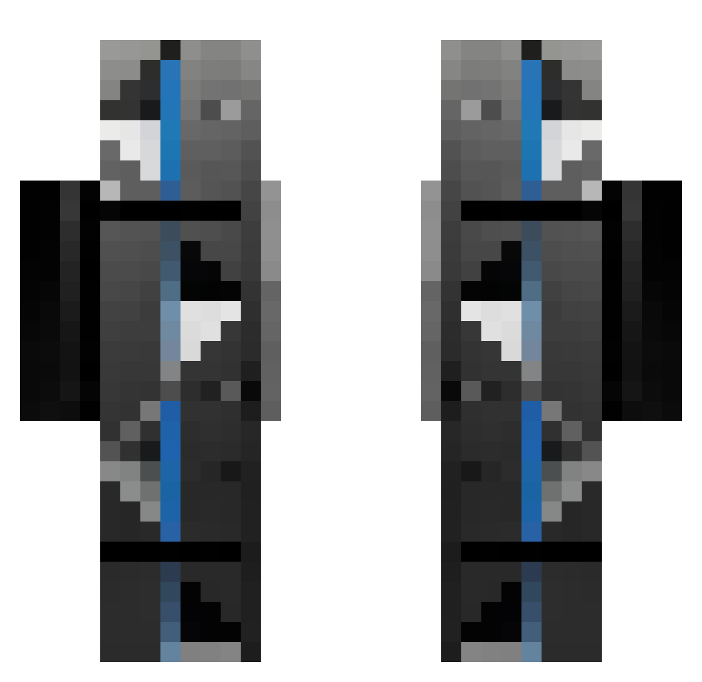 2010michele2010 Minecraft skin, front and back view