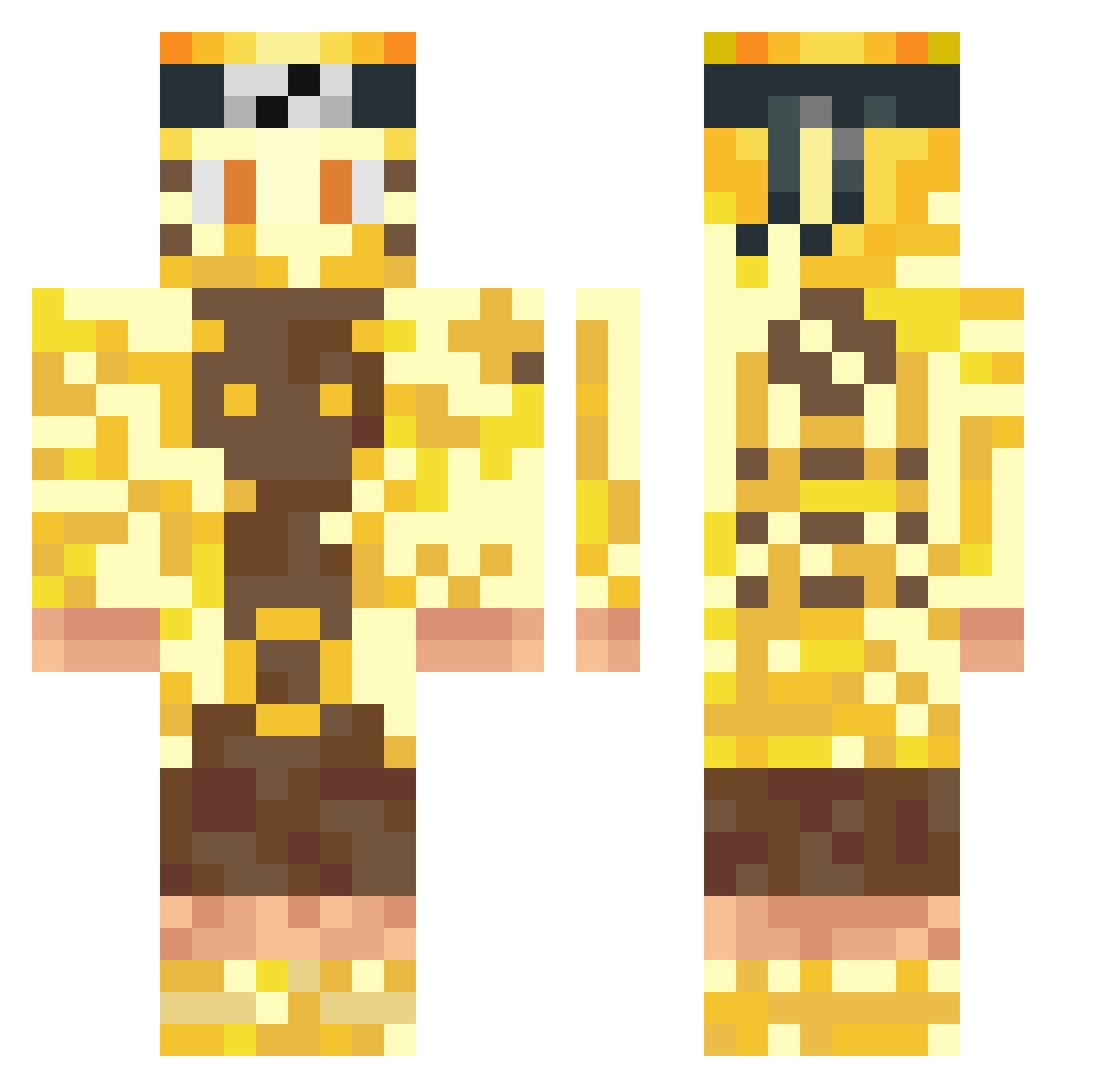 leoplaysgames123 Minecraft skin, front and back view
