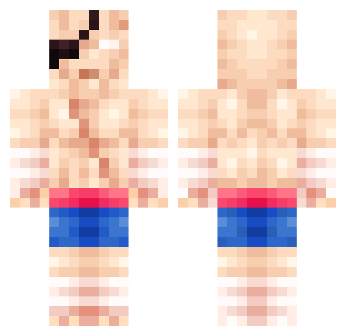 jooosep1 Minecraft skin, front and back view