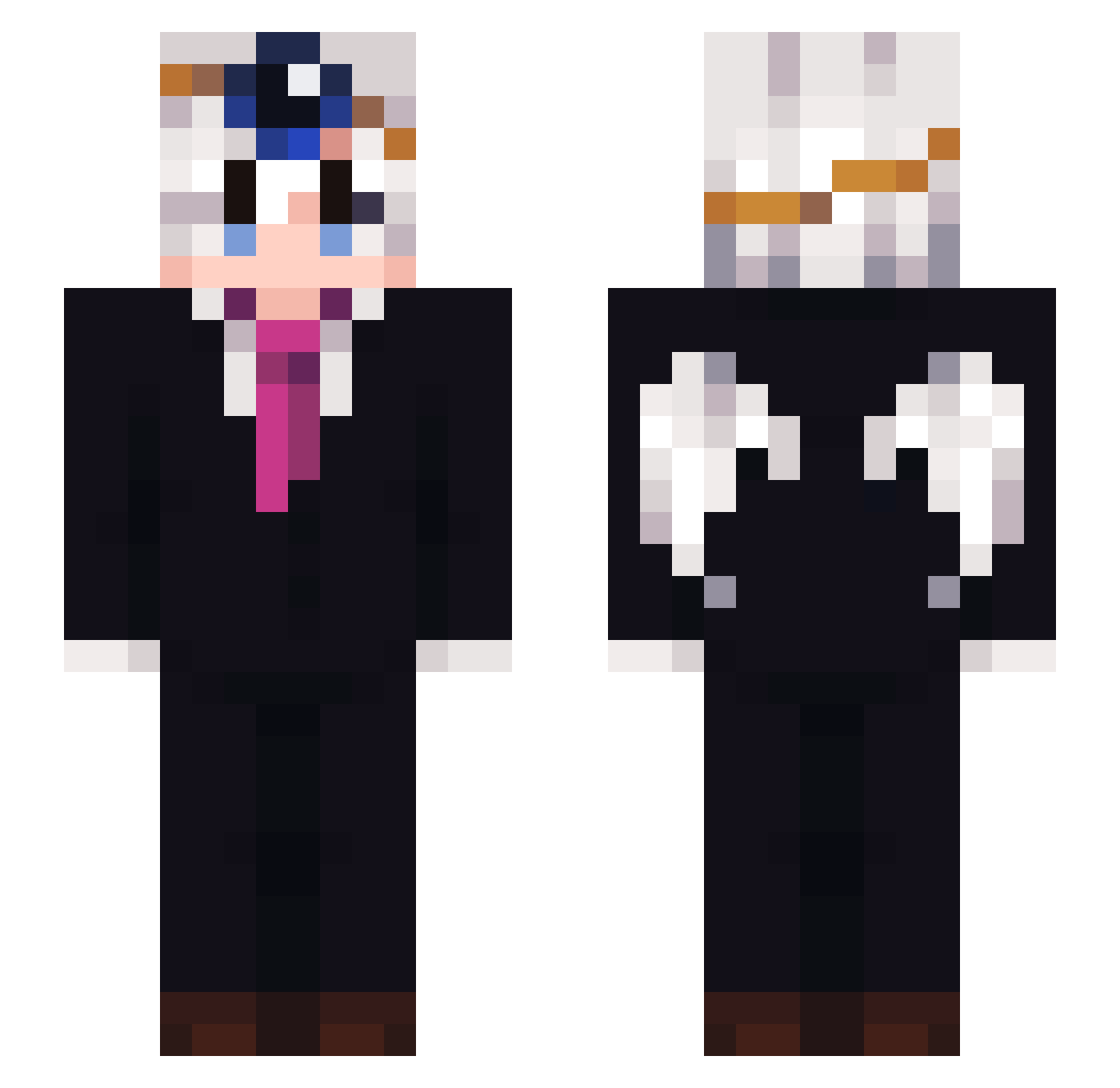 __xSleepyx__ Minecraft skin, front and back view