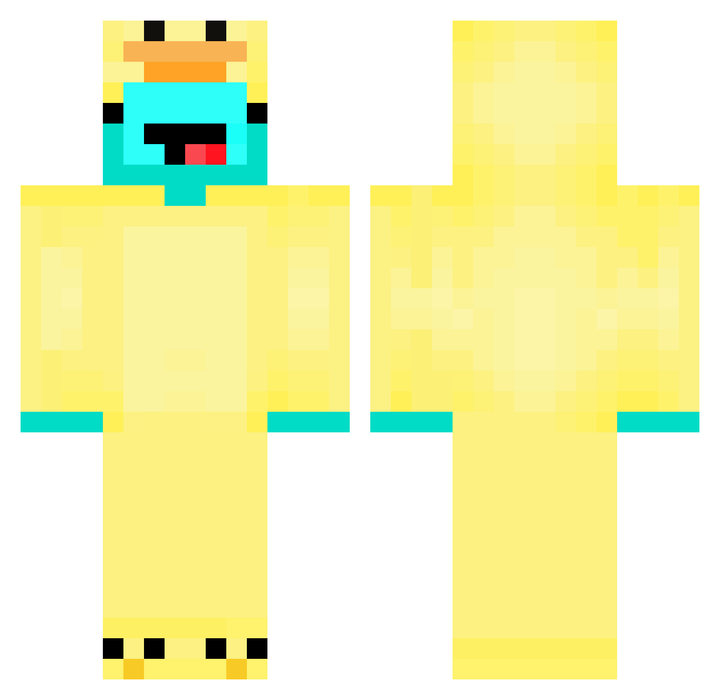 XxX_Skeppy_XxX Minecraft skin, front and back view