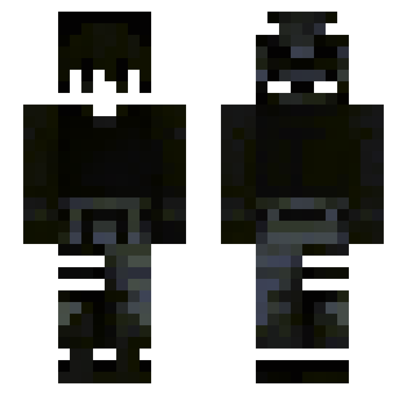 ChihYinnnn Minecraft skin, front and back view