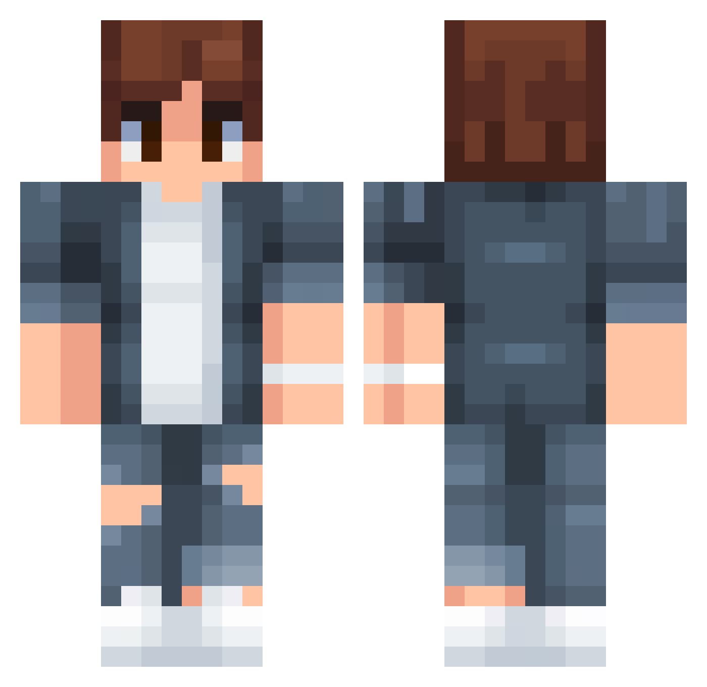 Ursus_60 Minecraft skin, front and back view