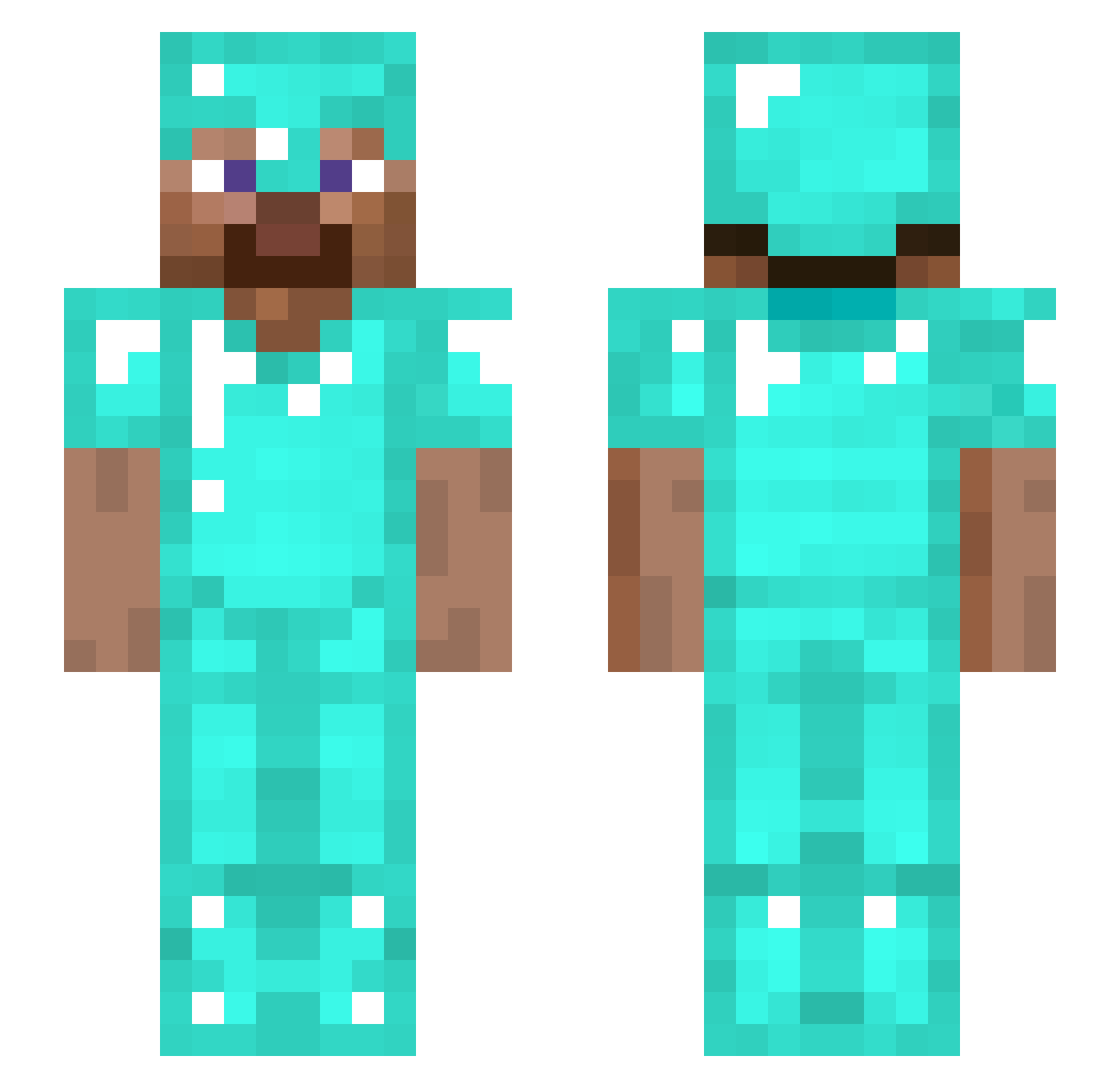 0909tyata Minecraft skin, front and back view