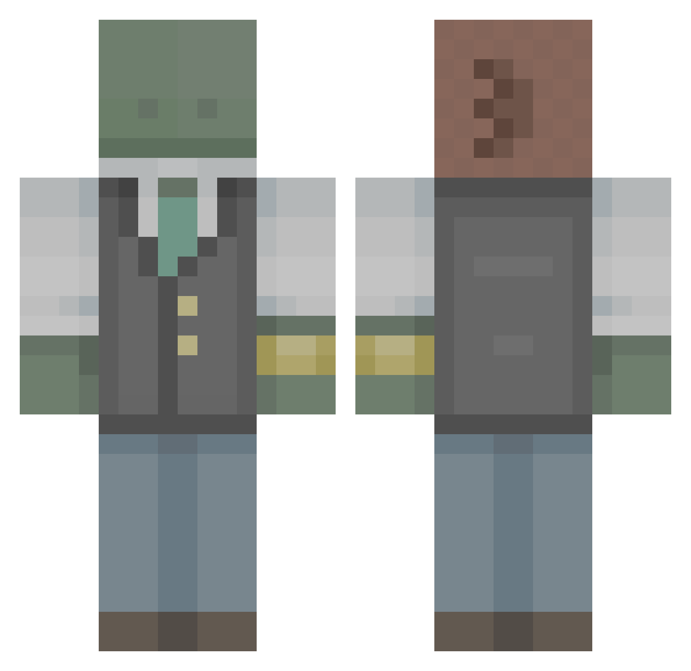 _SOIIK_ Minecraft skin, front and back view