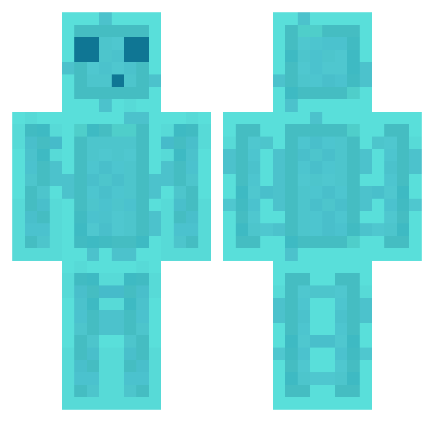 Tim_Goaty Minecraft skin, front and back view