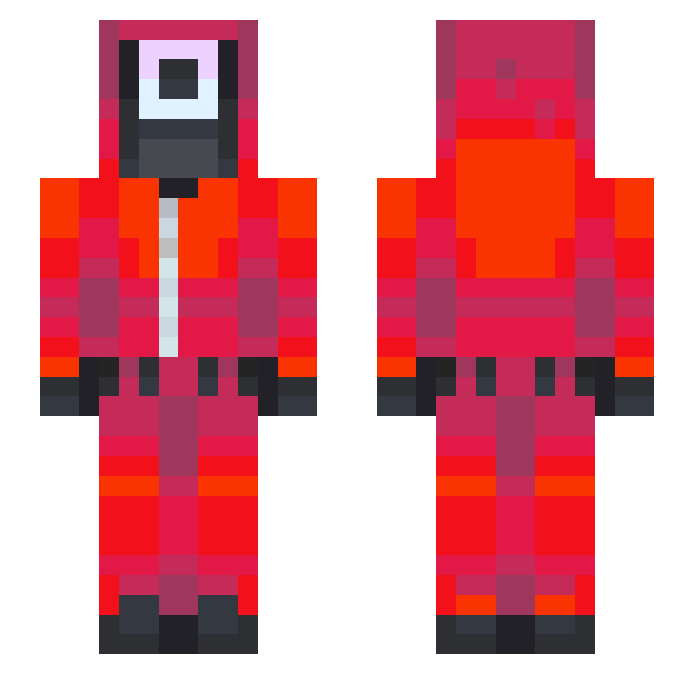 brainfuzion Minecraft skin, front and back view
