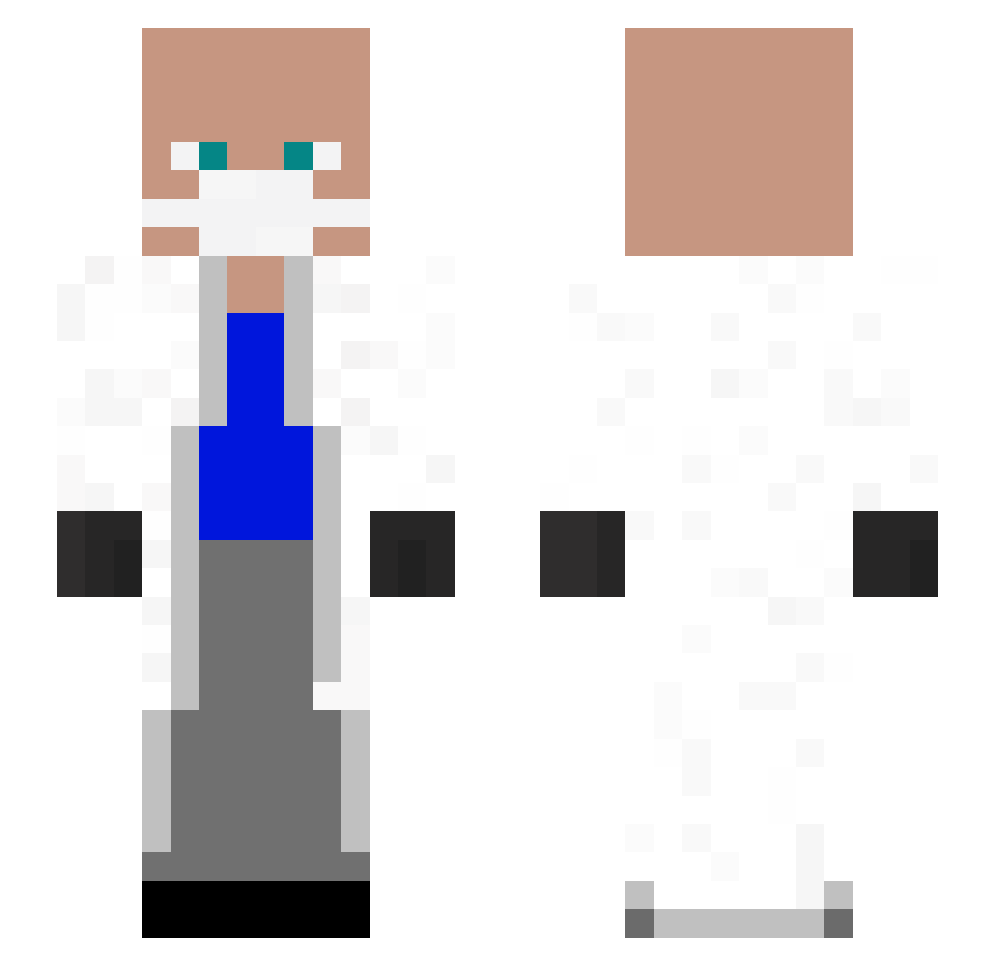 gotyckamama0 Minecraft skin, front and back view