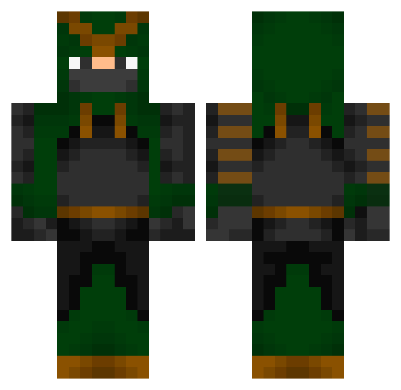 MisterTijn_ Minecraft skin, front and back view