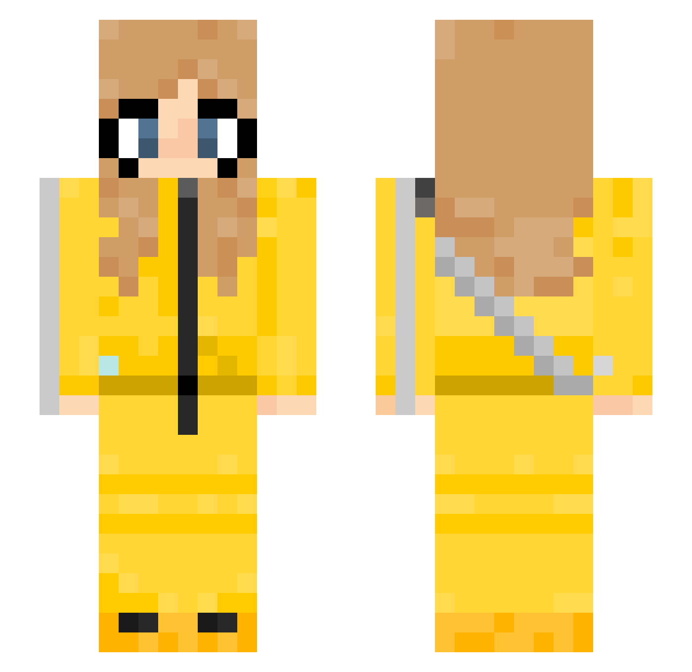 TasoMayfield Minecraft skin, front and back view