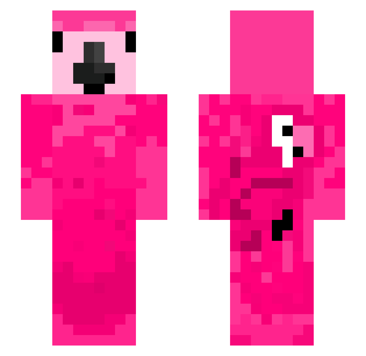 starbursttttt Minecraft skin, front and back view
