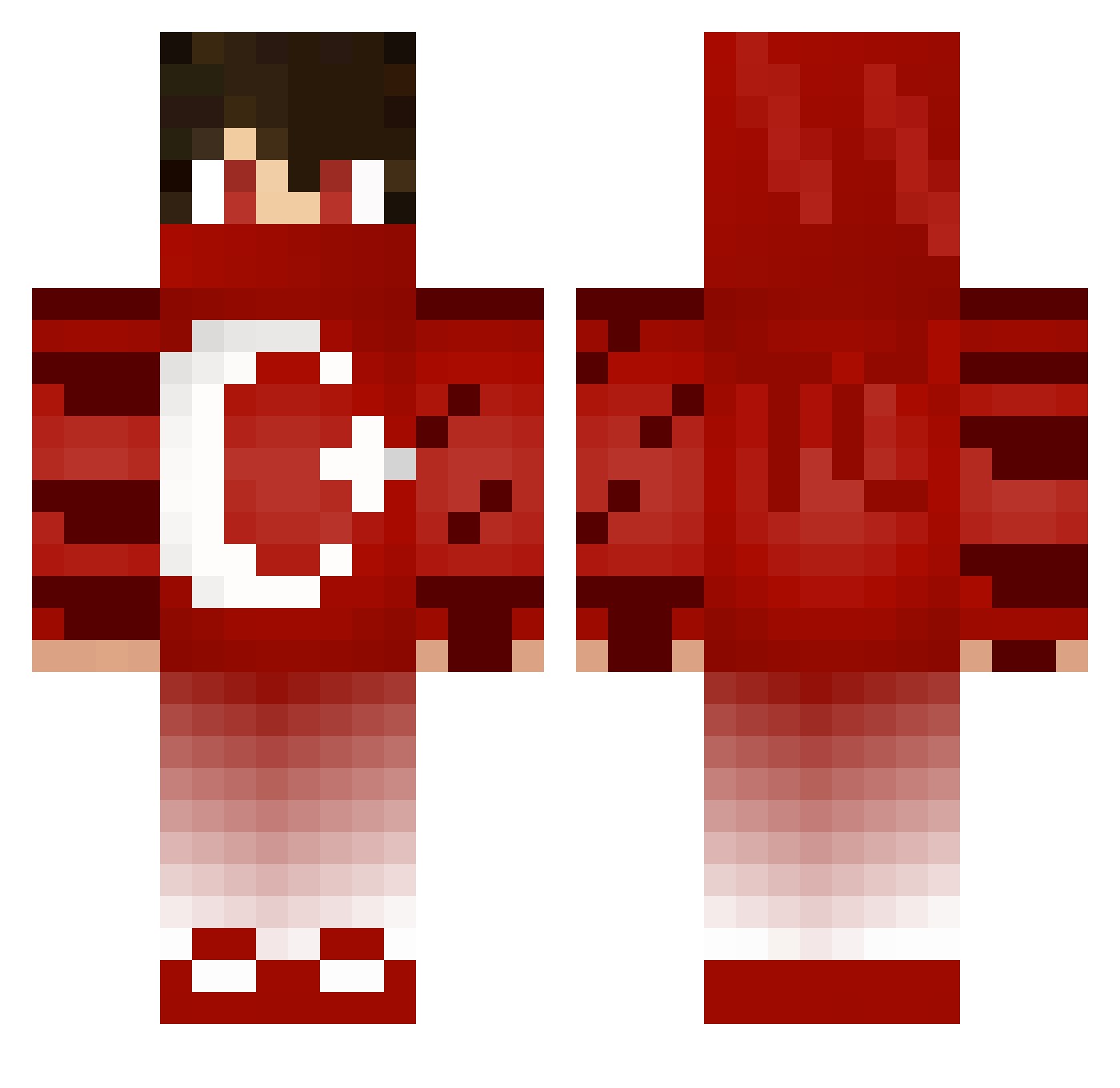 xOnly_yusuf Minecraft skin, front and back view