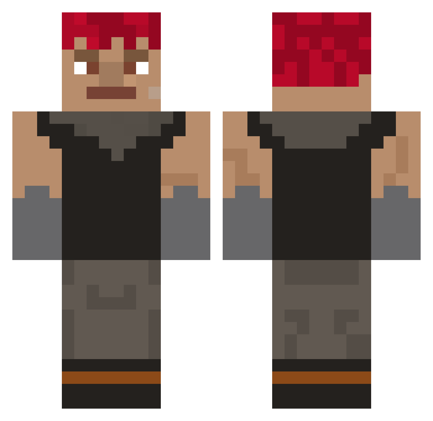 IgorSvytik Minecraft skin, front and back view