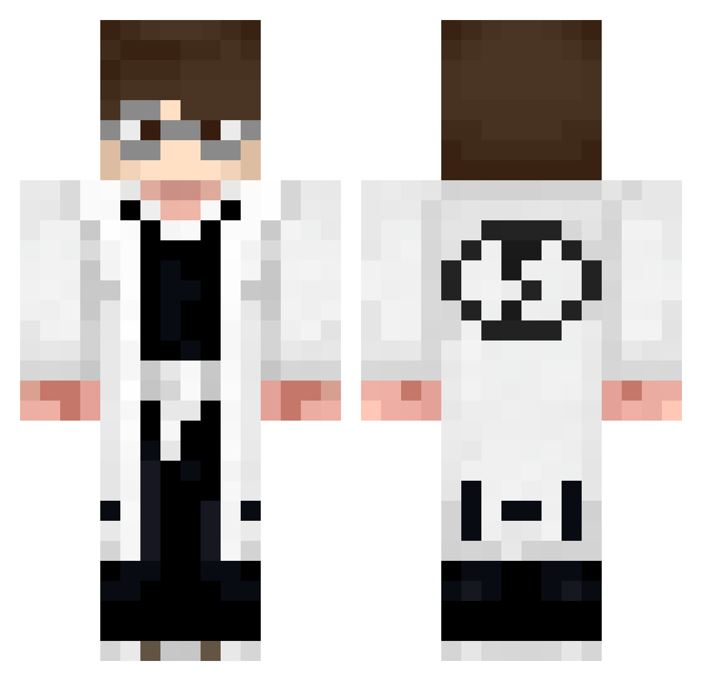 Matheus_TerraBR Minecraft skin, front and back view