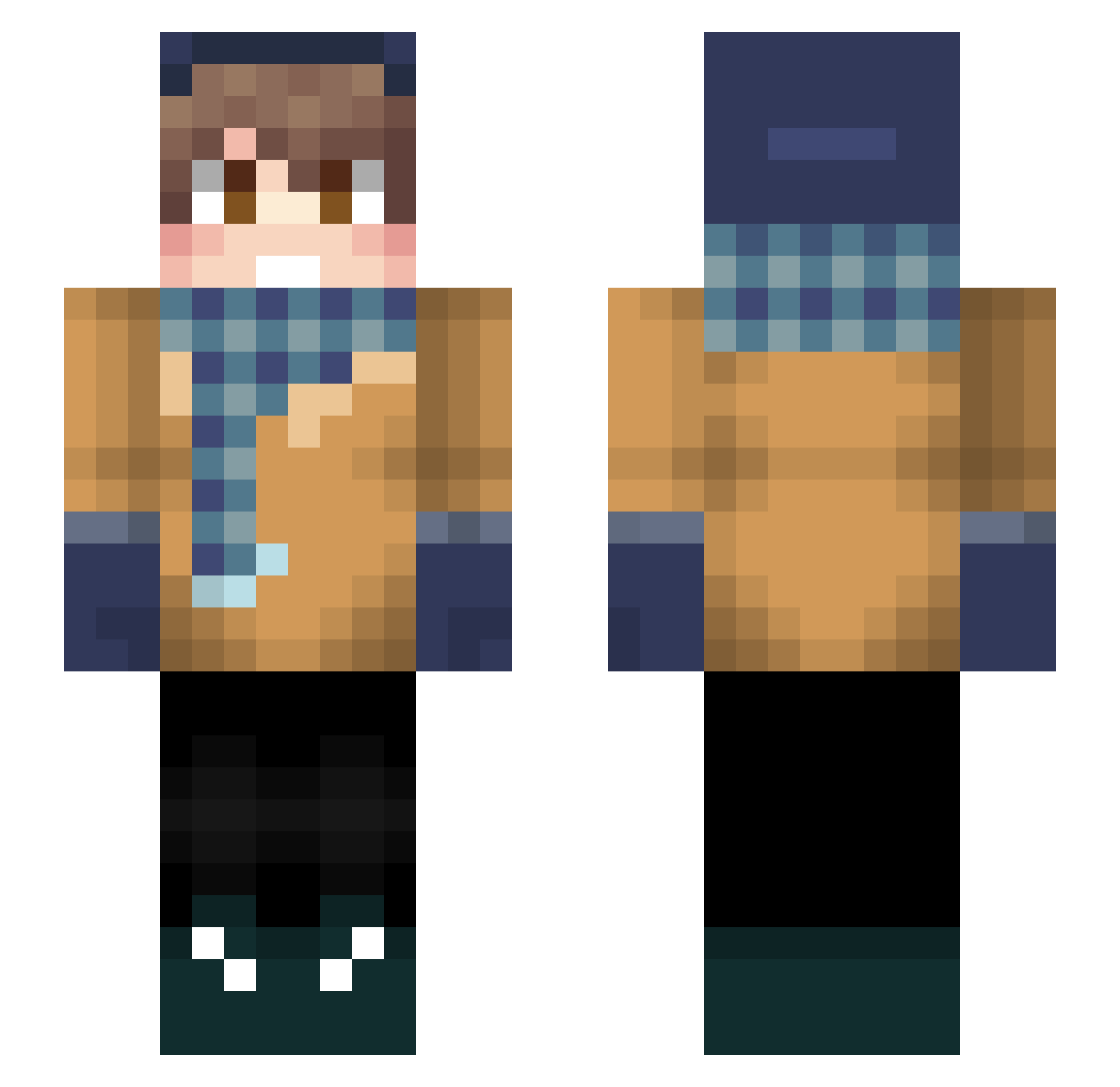 _Lele_ Minecraft skin, front and back view
