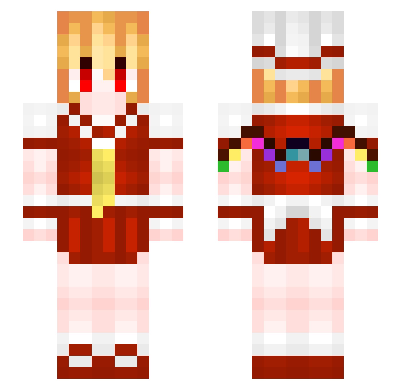 God7_OvO Minecraft skin, front and back view
