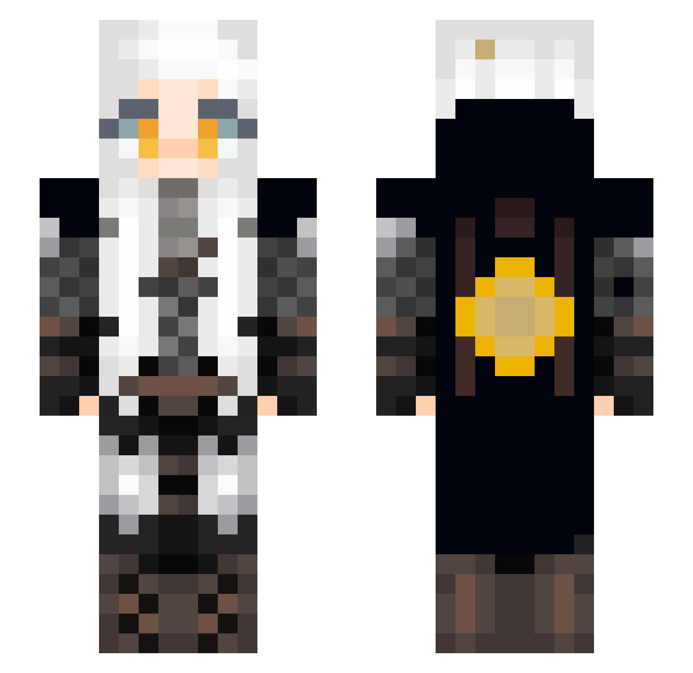 playboifarty20 Minecraft skin, front and back view