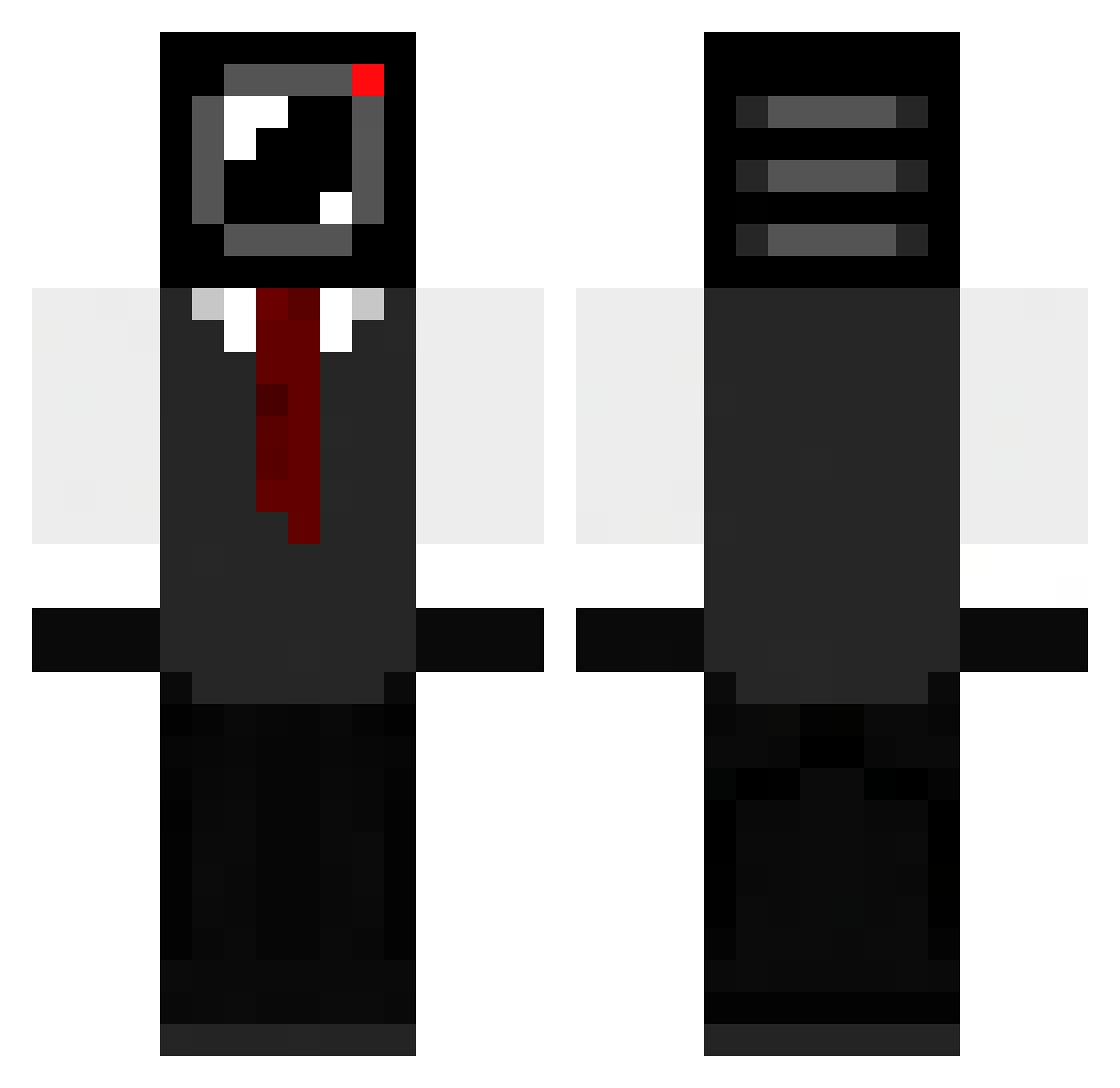Elia2317 Minecraft skin, front and back view