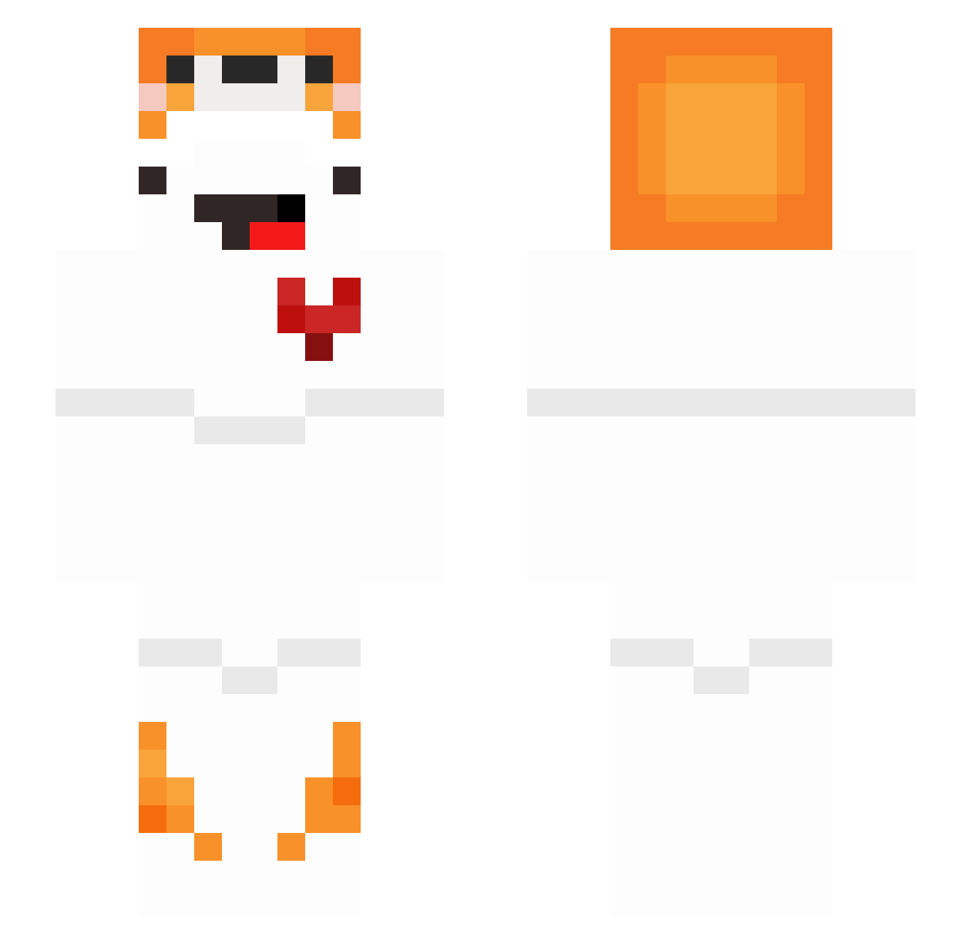 M_OL Minecraft skin, front and back view