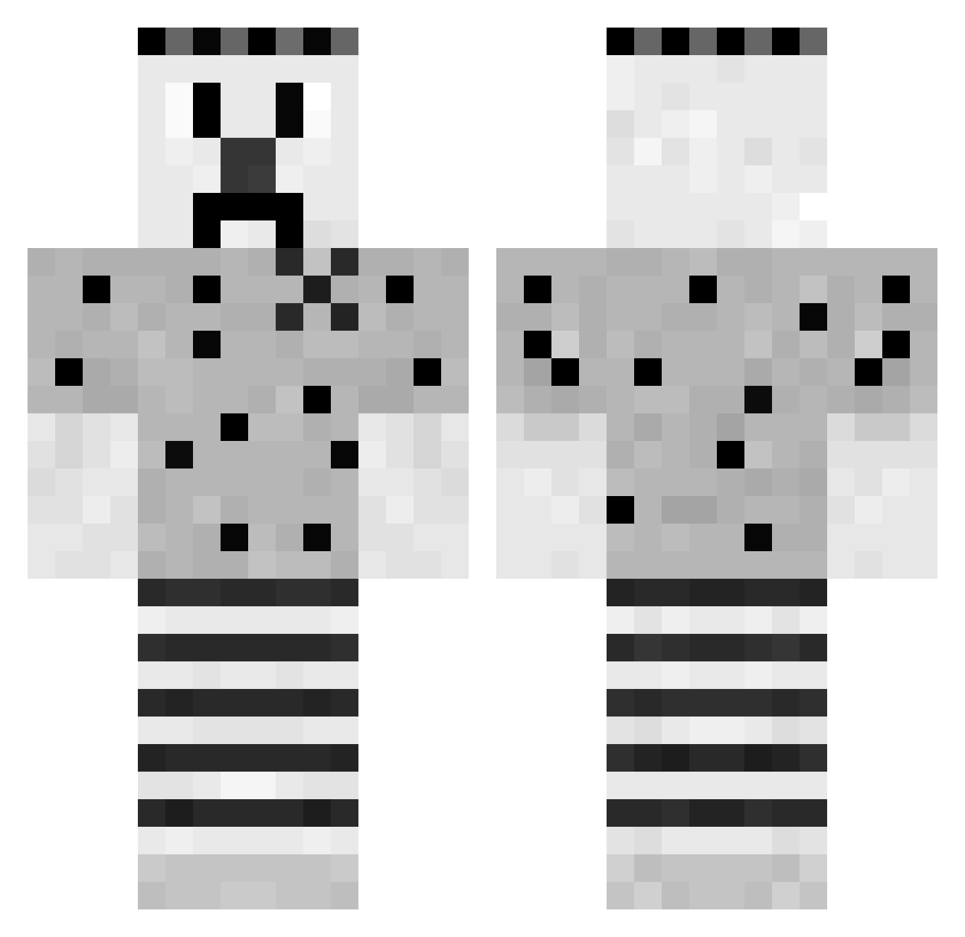 YOMAS_ Minecraft skin, front and back view