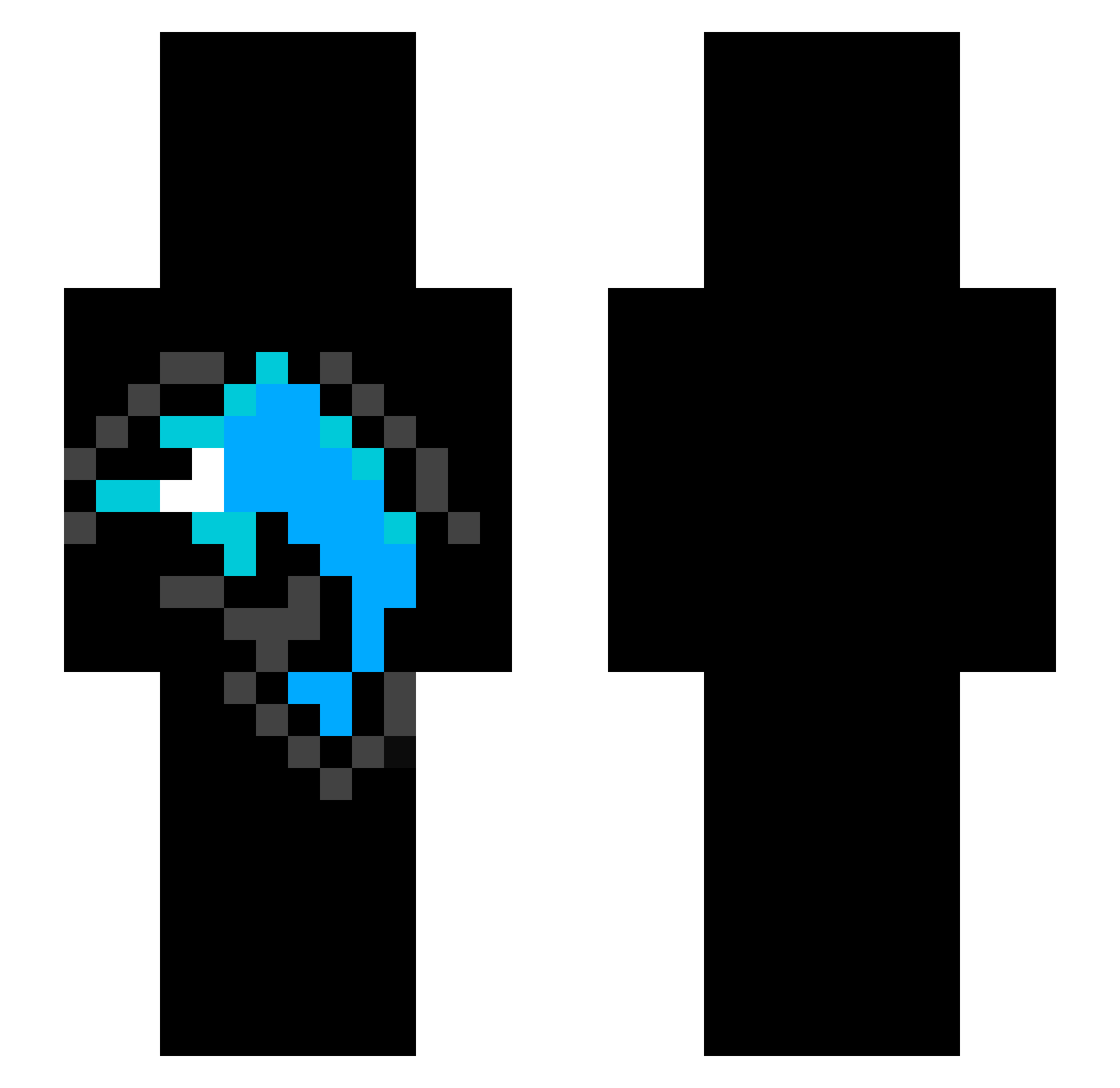 Swietyyy Minecraft skin, front and back view