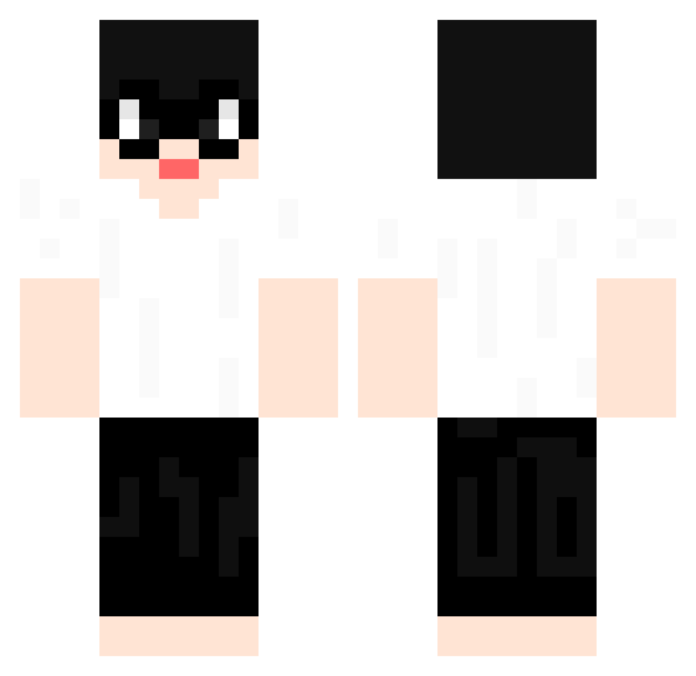SON_S_W Minecraft skin, front and back view