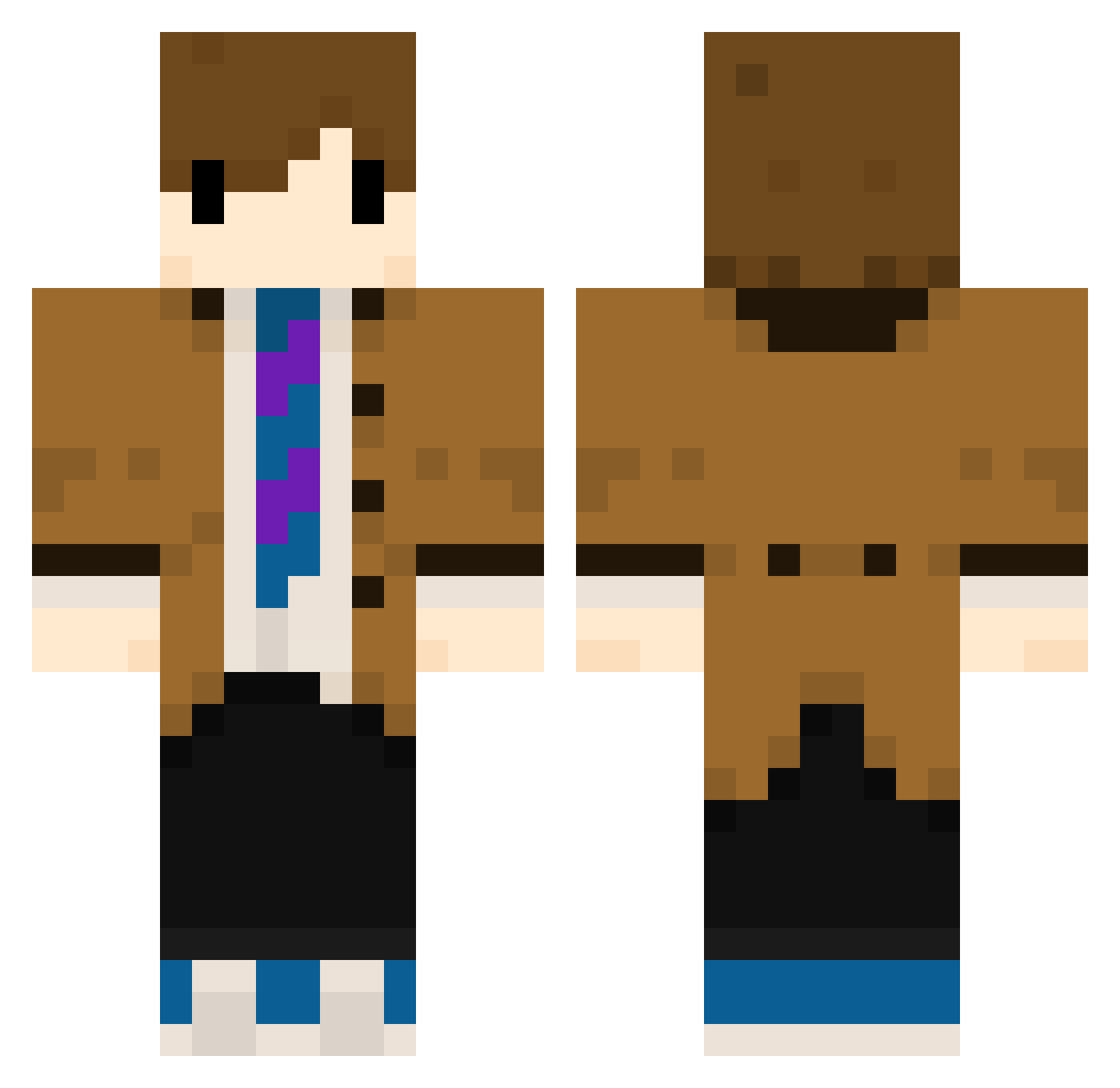 WD_andreanimat Minecraft skin, front and back view