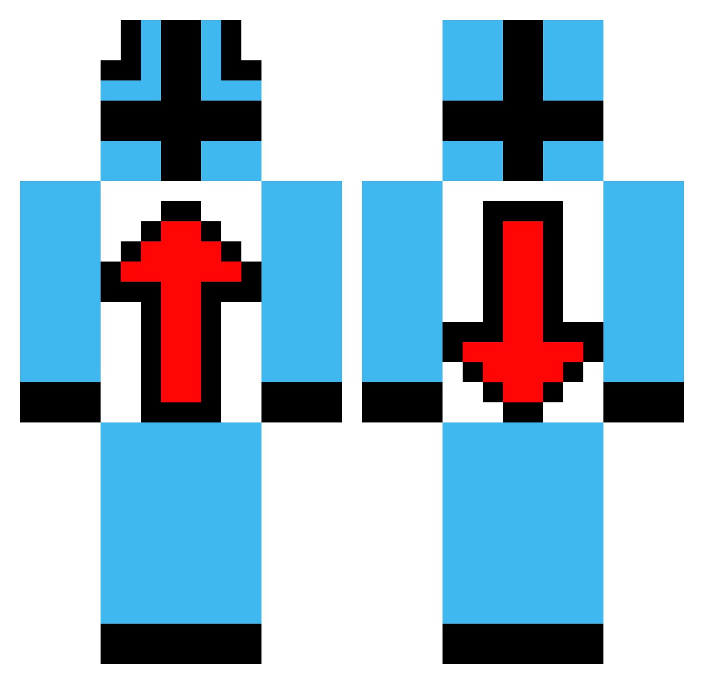 dinos120807 Minecraft skin, front and back view