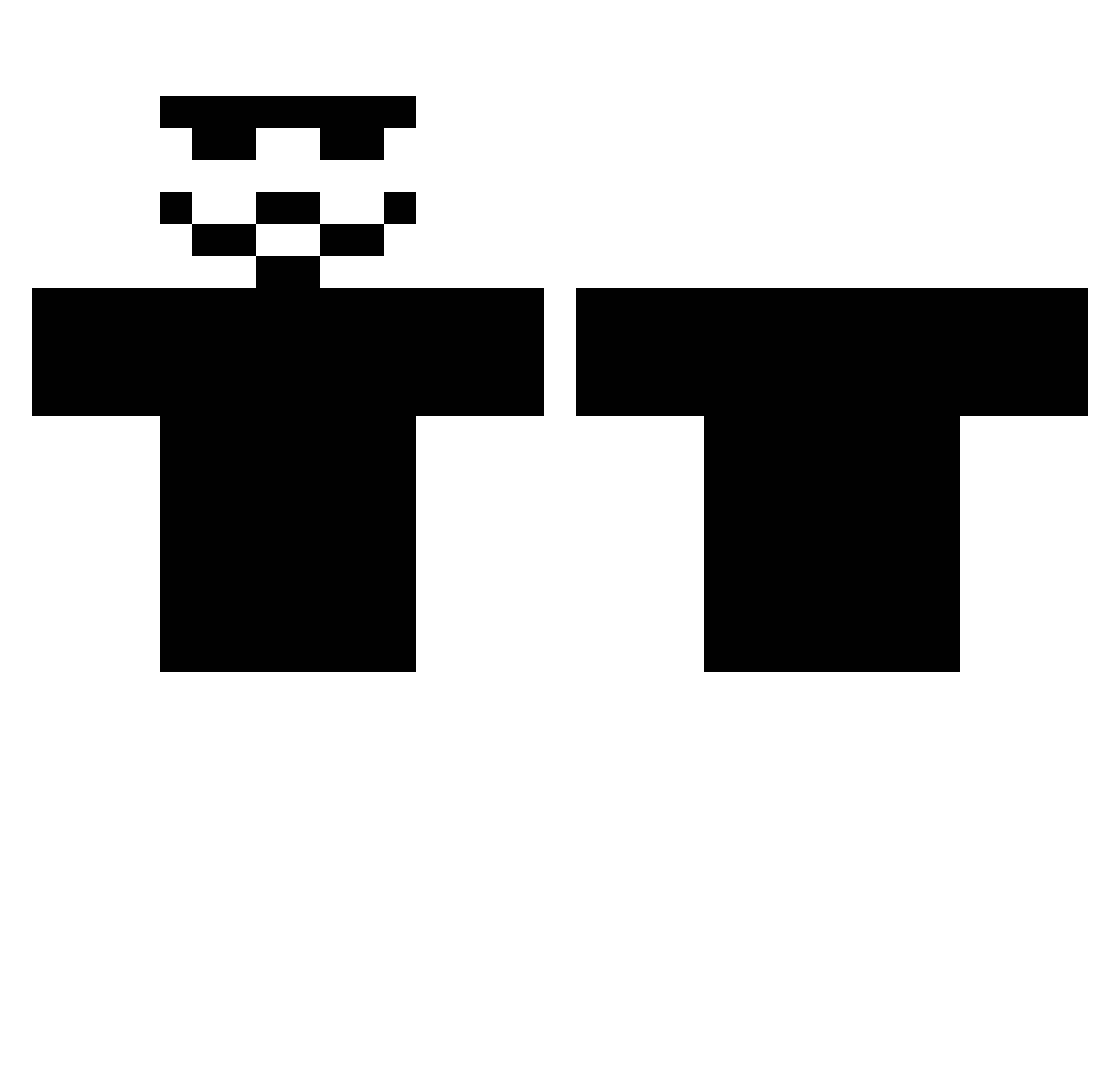wndyy Minecraft skin, front and back view