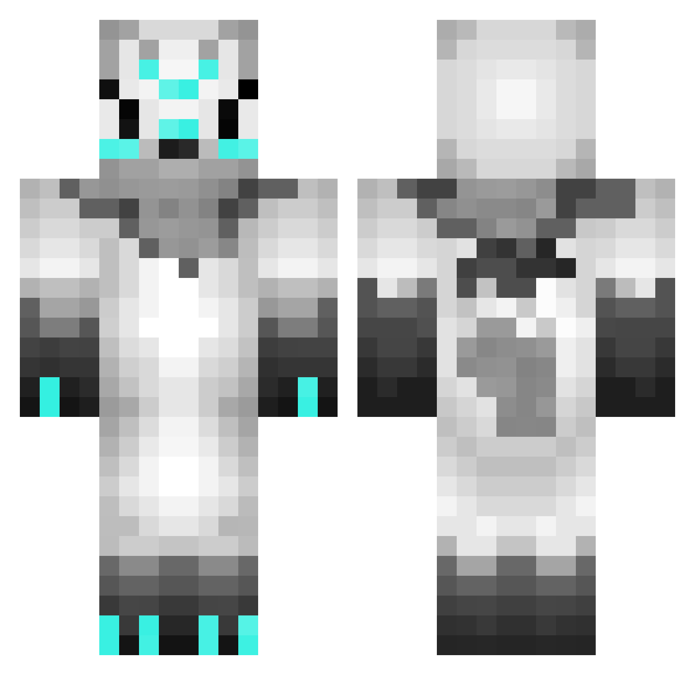 You_Get_Jinxed Minecraft skin, front and back view