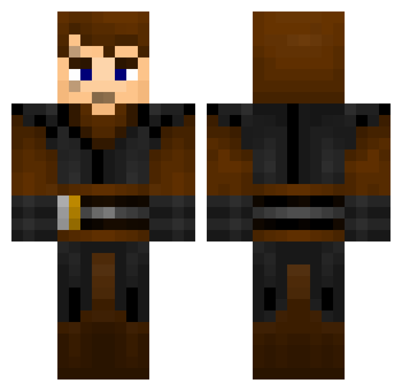 emrea02 Minecraft skin, front and back view