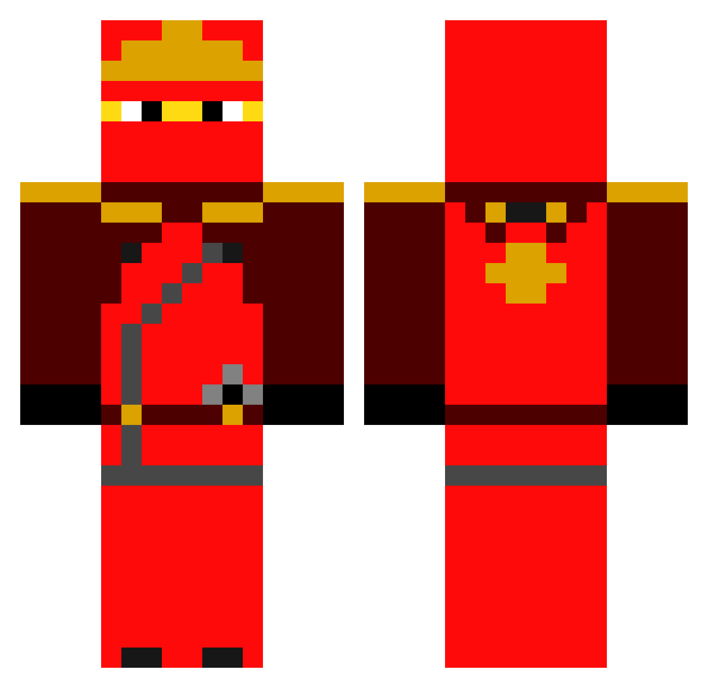 mckwakikwaki_ Minecraft skin, front and back view