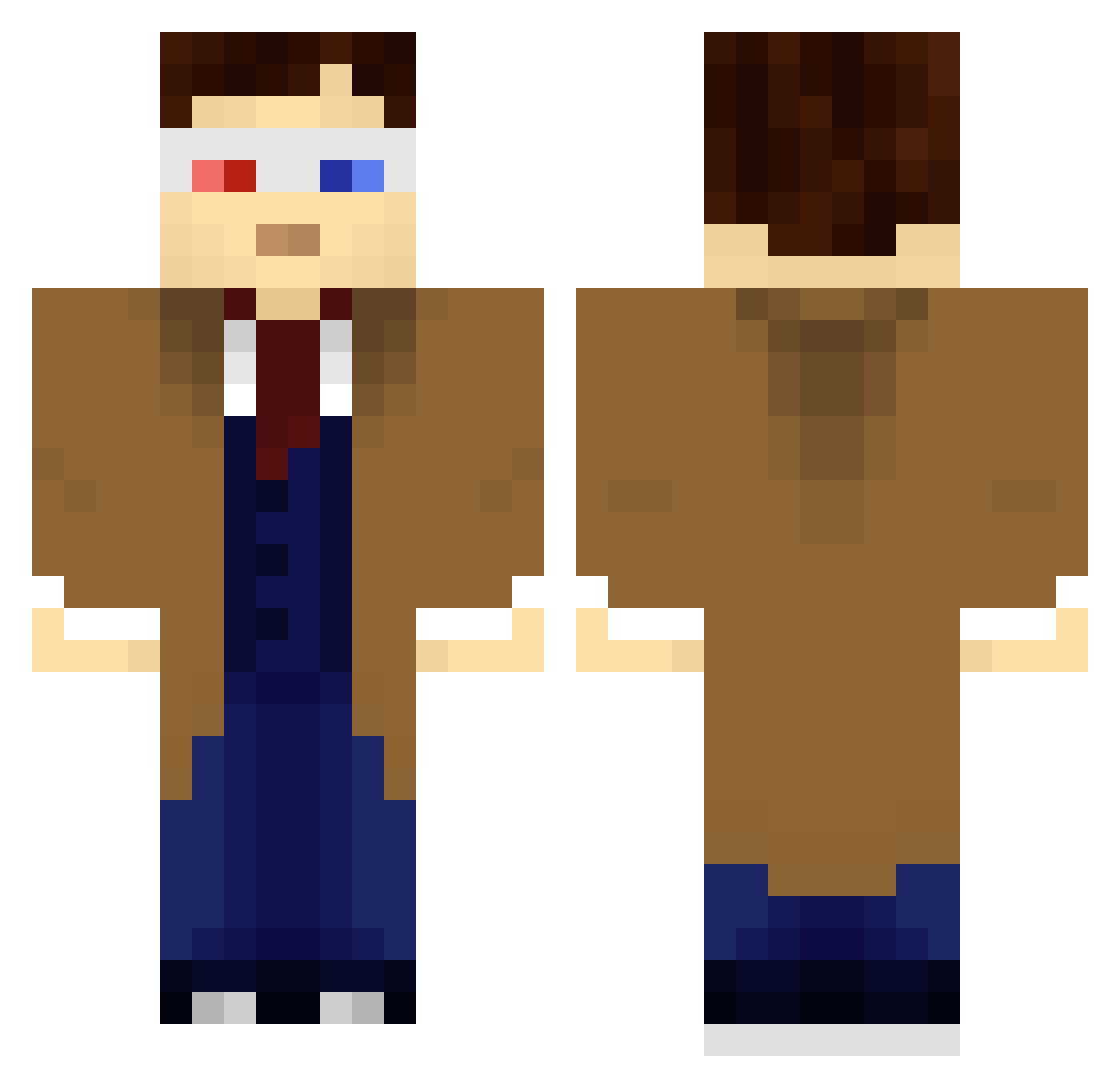 Stormageddon2015 Minecraft skin, front and back view