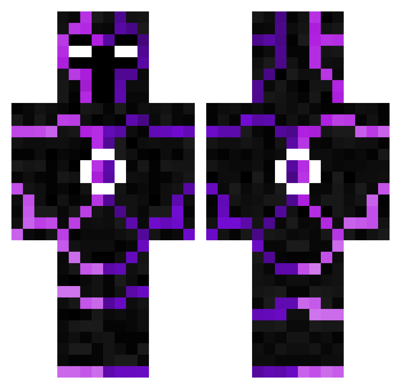 LSau2012 Minecraft skin, front and back view