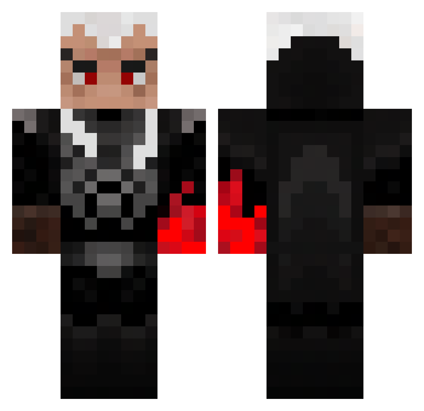 eloi13nyo Minecraft skin, front and back view