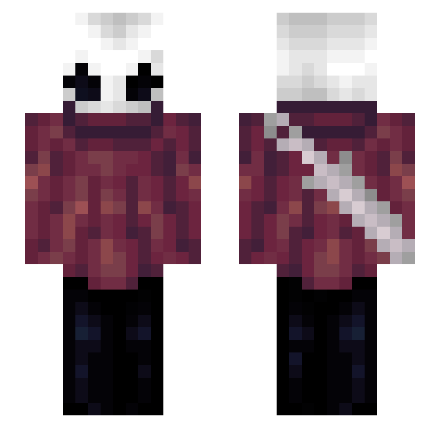 coolboyberton67 Minecraft skin, front and back view
