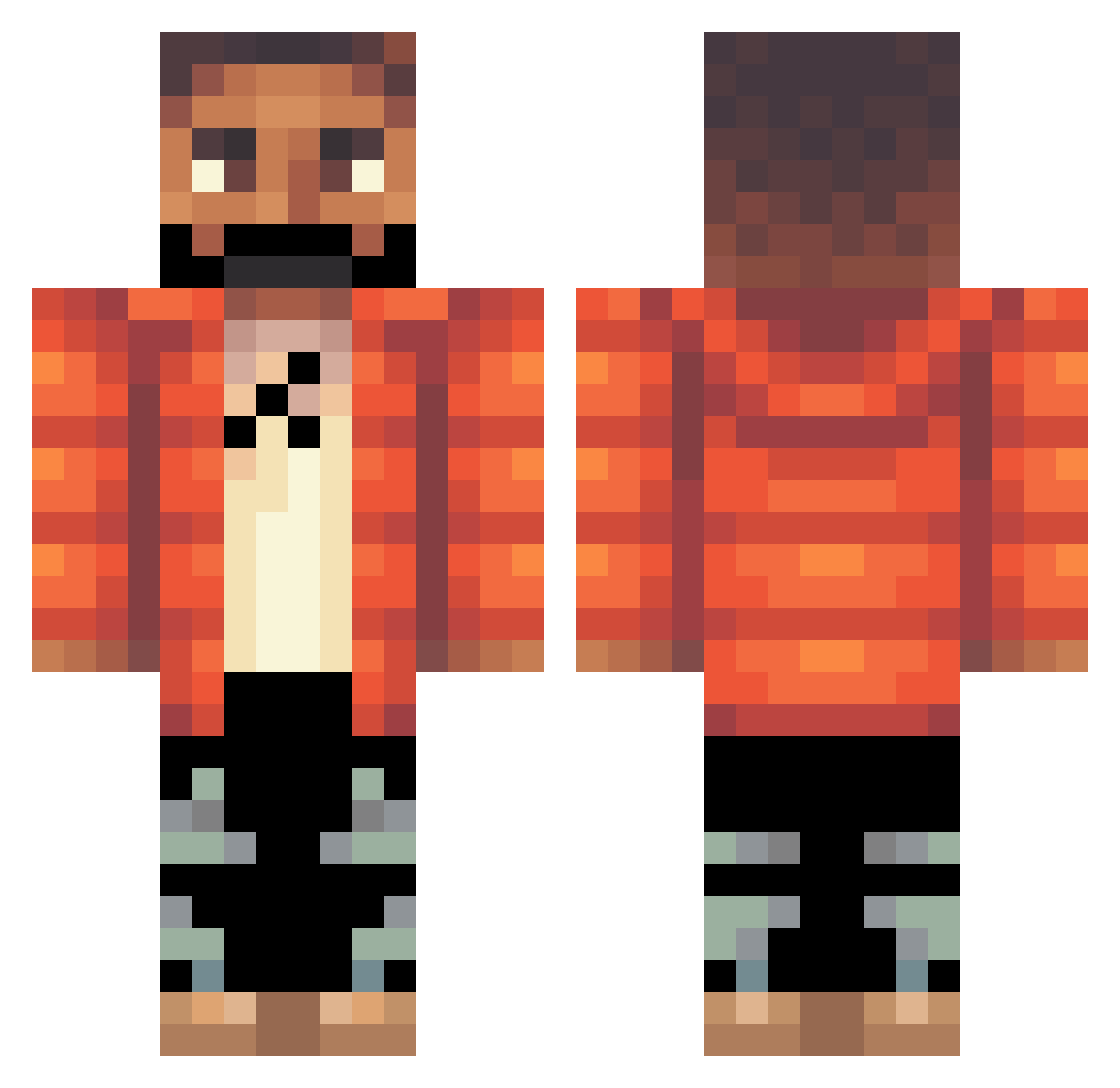 lemonneyfresh Minecraft skin, front and back view