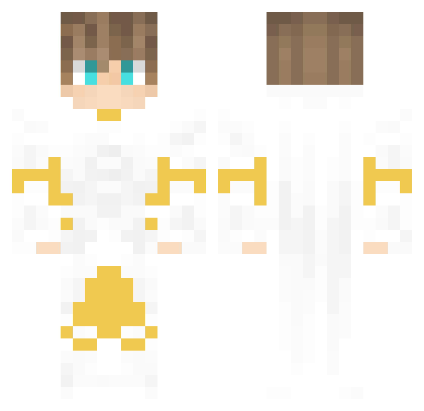 SrKarma Minecraft skin, front and back view