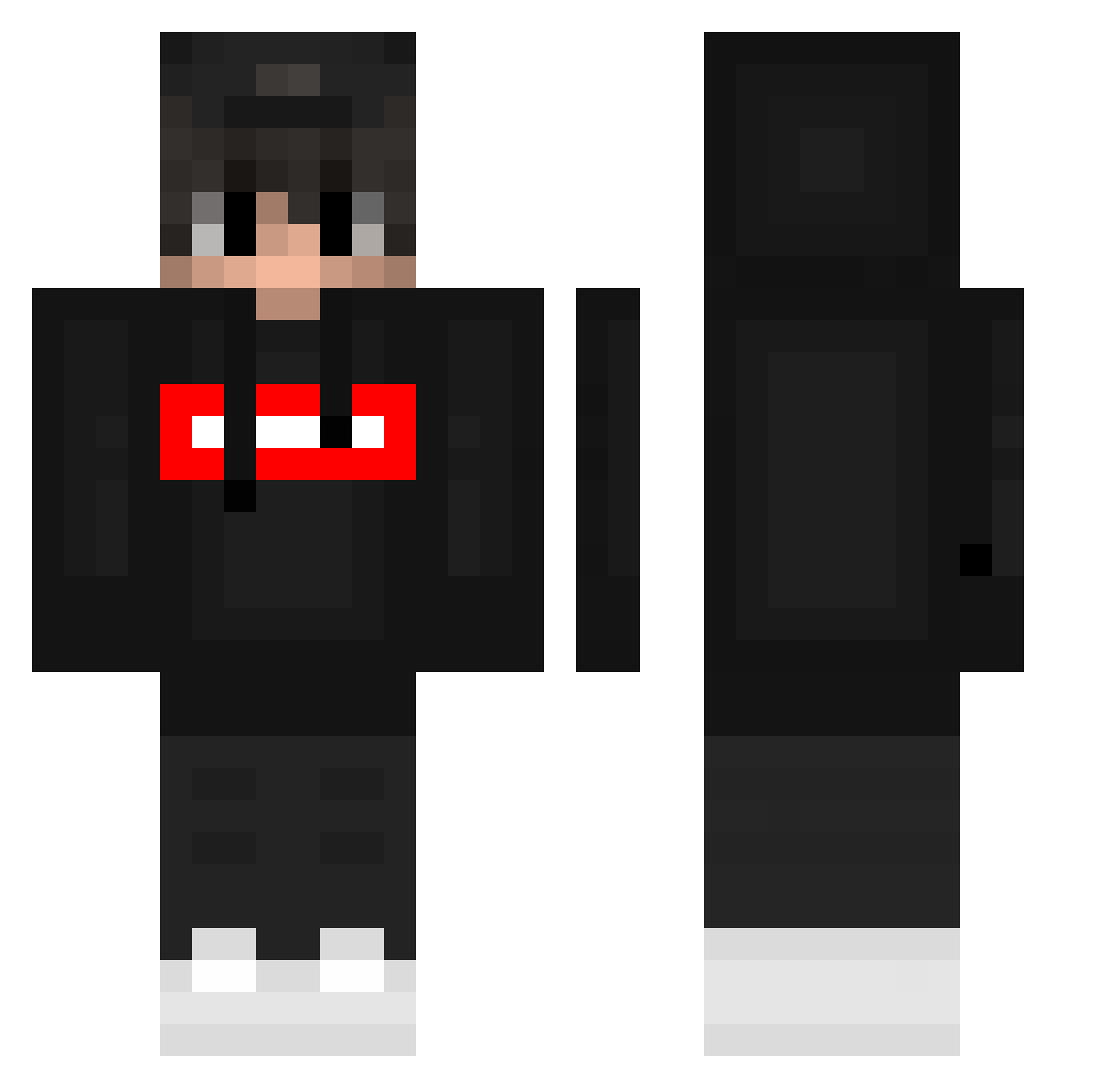 monster_beer Minecraft skin, front and back view