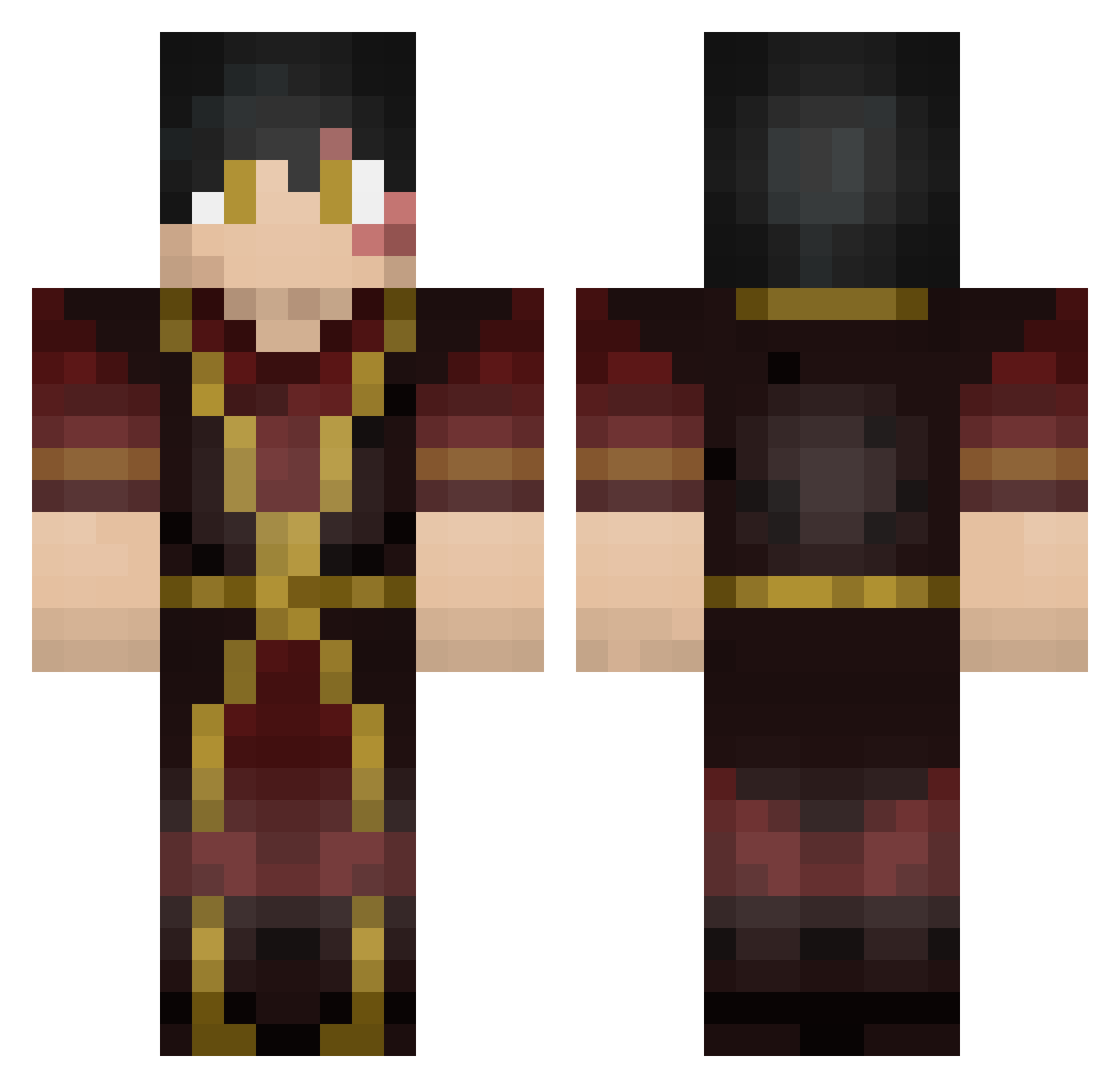 ExpiredNick Minecraft skin, front and back view