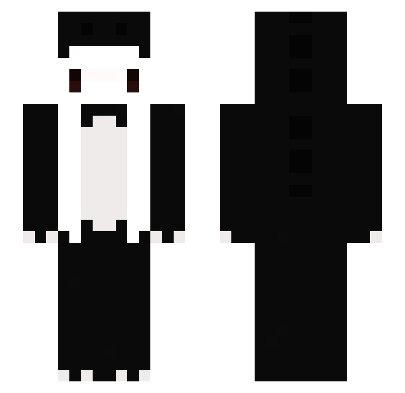 JonathanDatChu Minecraft skin, front and back view