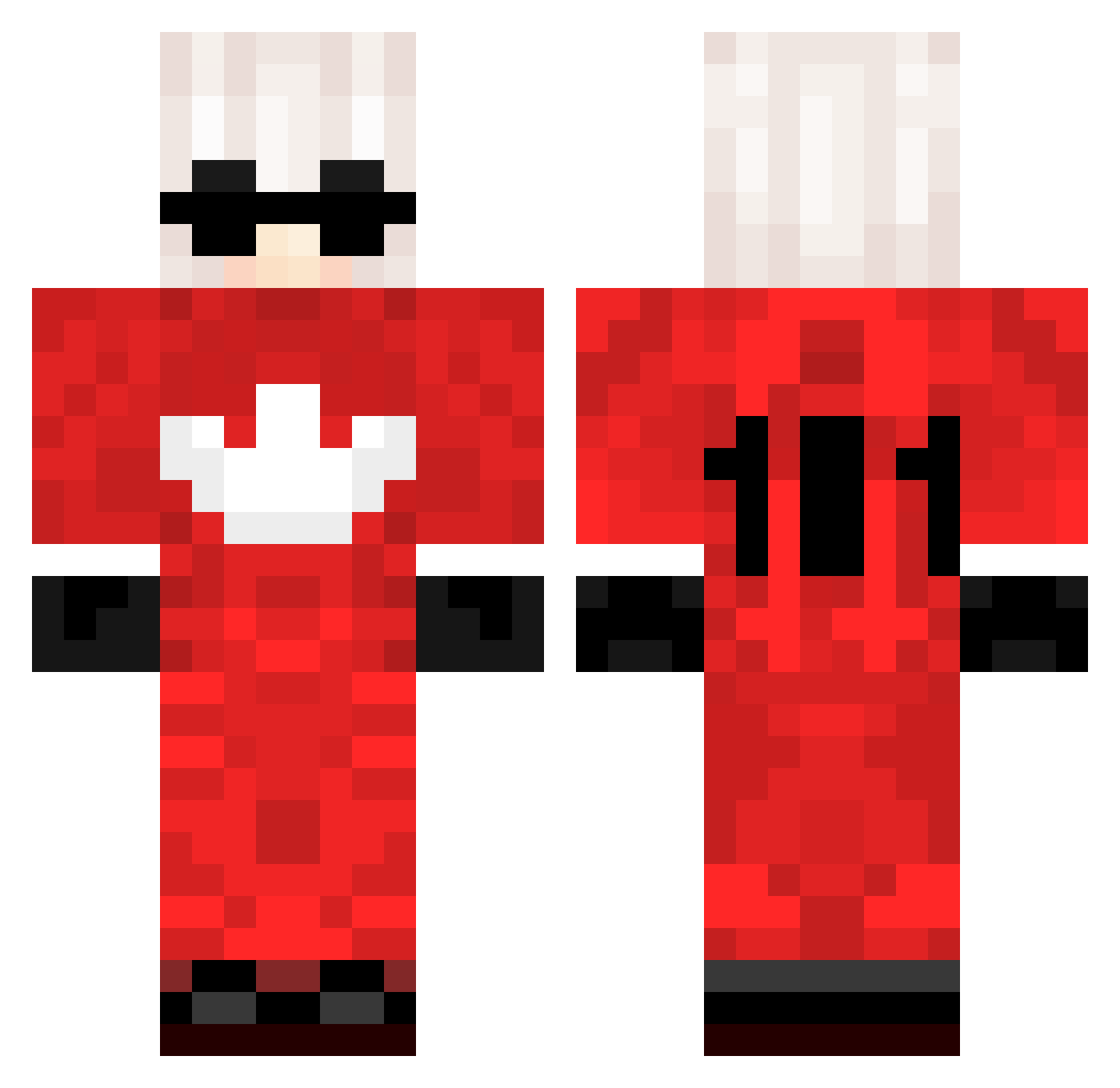 ifonvizin Minecraft skin, front and back view