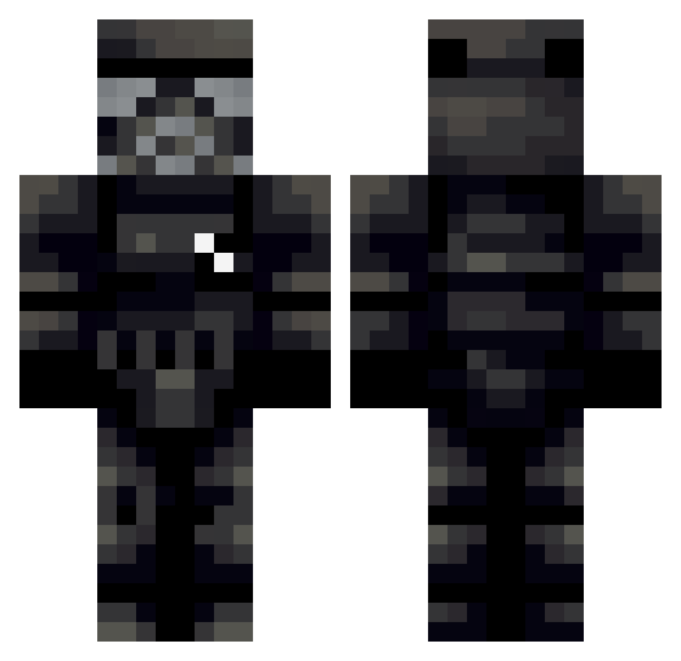 _Atreyu Minecraft skin, front and back view