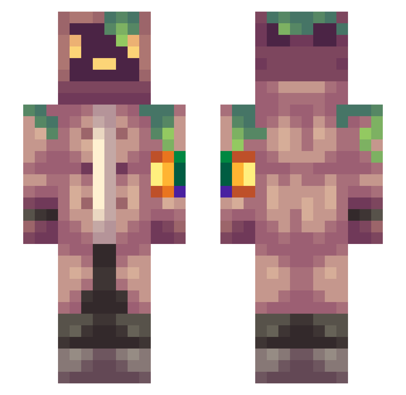 T_Senri_T Minecraft skin, front and back view