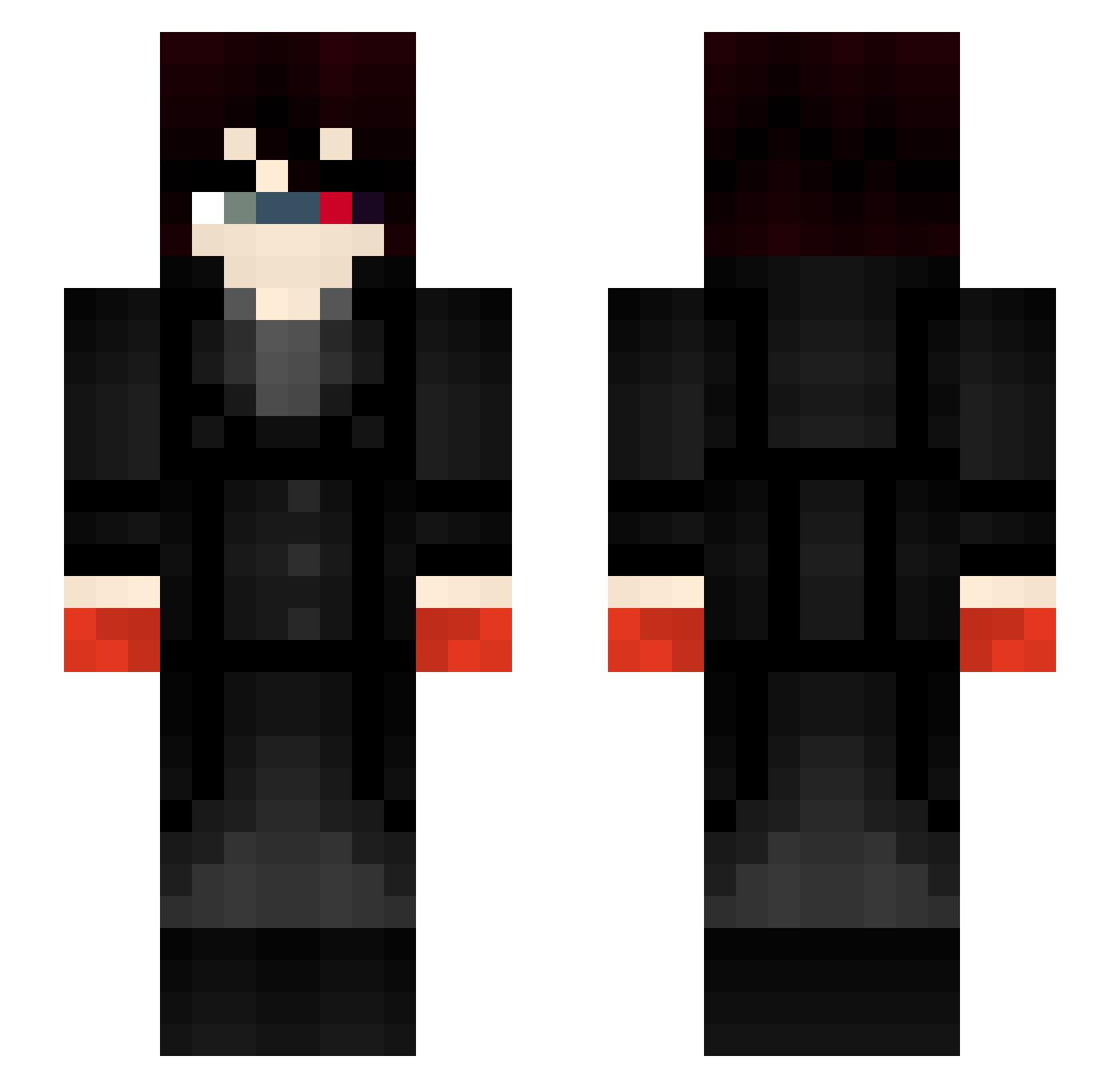 Grant_G159 Minecraft skin, front and back view