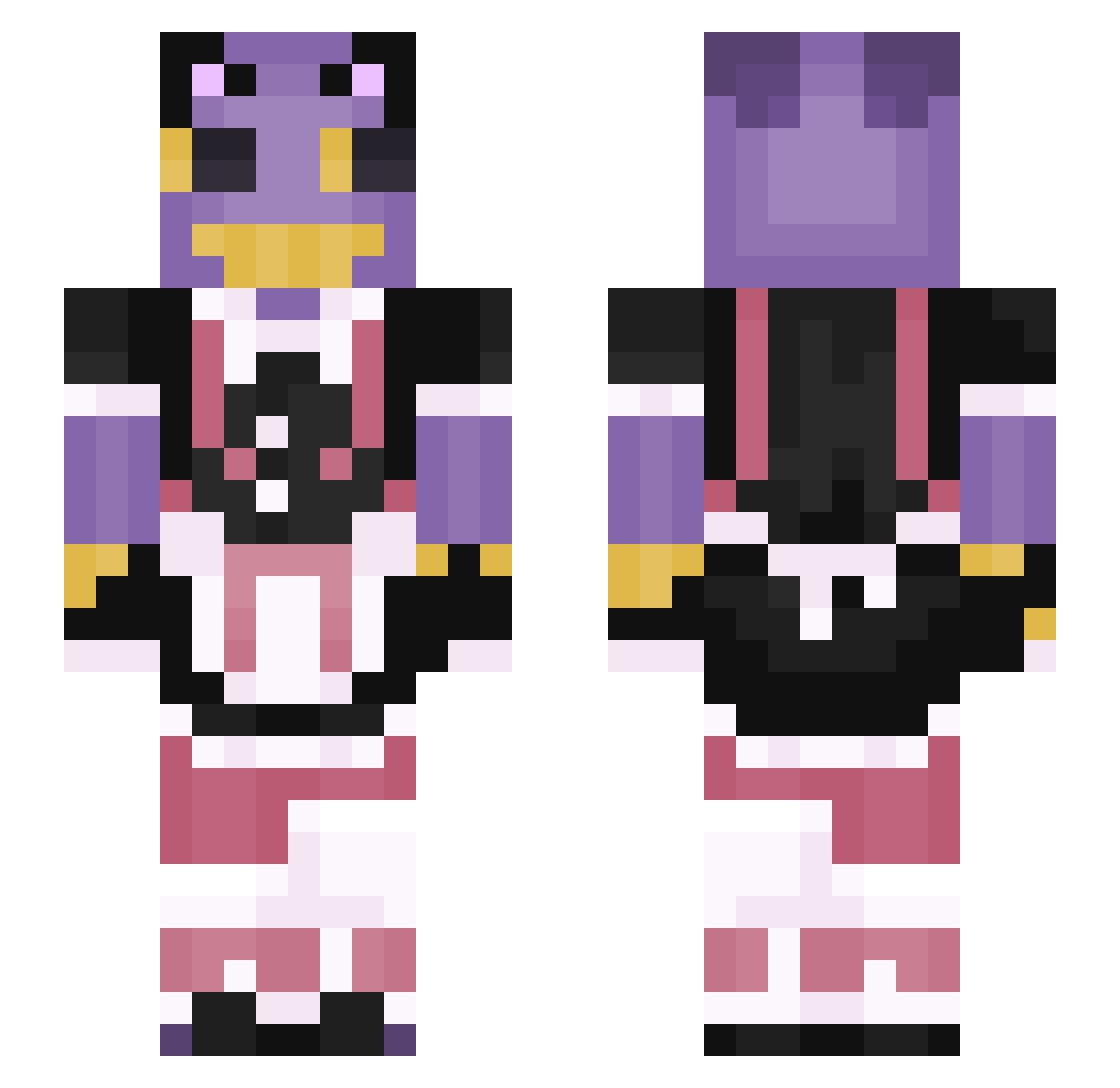_Gizmo_1 Minecraft skin, front and back view