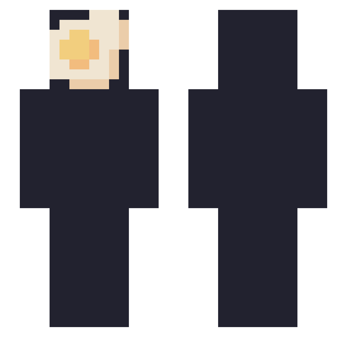 LimitllessOwnsU Minecraft skin, front and back view